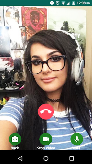 SSSniperWolf Fake Chat & Video Call Screenshot 3