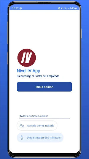 Nivel IV App (Portal Empleado) Screenshot 0