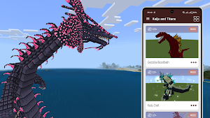 Godzilla Bloodbath: MCPE Mod Screenshot 1