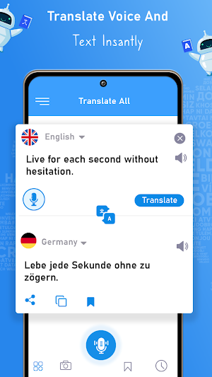 Translator - All Language Text & Voice Translator Screenshot 2