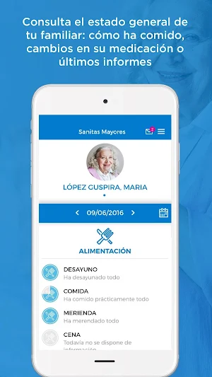 Sanitas Mayores-App Familiares Screenshot 0