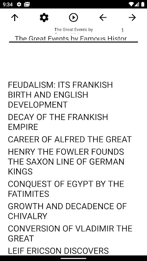 Book, The Great Events by Famo Screenshot 0