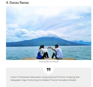 Lampung Tourist Places Screenshot 3