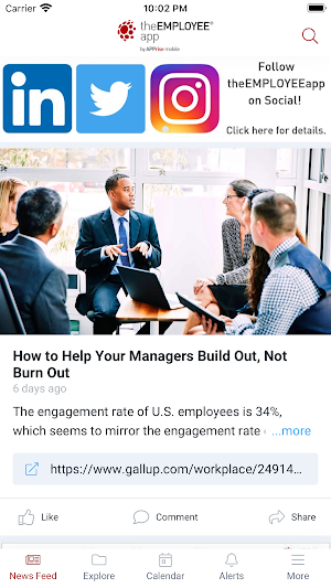 theEMPLOYEEapp Screenshot 1