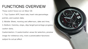 Silver Cyan For Wear OS Screenshot 2