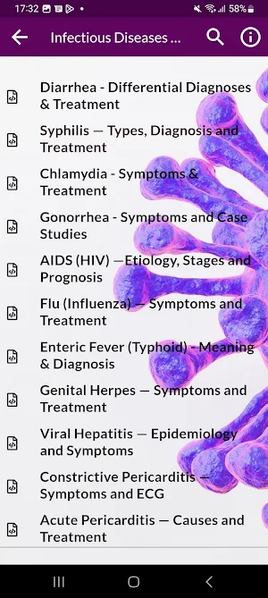 Infectious Disease & Treatment Screenshot 0