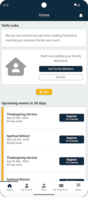 Clearwater Baptist Church Screenshot 2