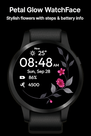 Elegant Floral WatchFace Screenshot 1