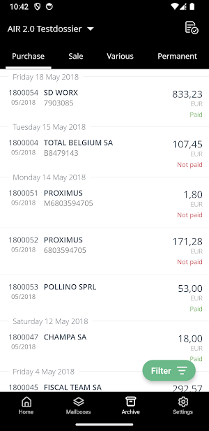 INEXDEMAT Screenshot 3