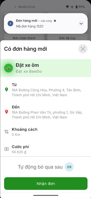 BeeGo Driver Screenshot 0