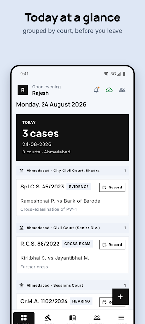 CourtBoard: Advocate Diary Screenshot 1