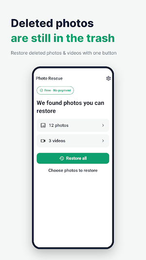 Photo Recovery: Restore Trash Screenshot 0