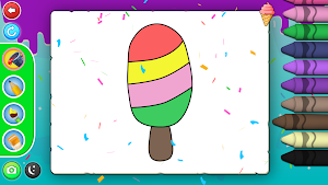 ice Cream Coloring Screenshot 2