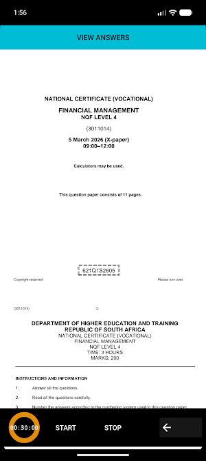 TVET NCV Financial Management Screenshot 1