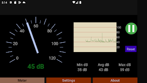 VU meter Screenshot 2