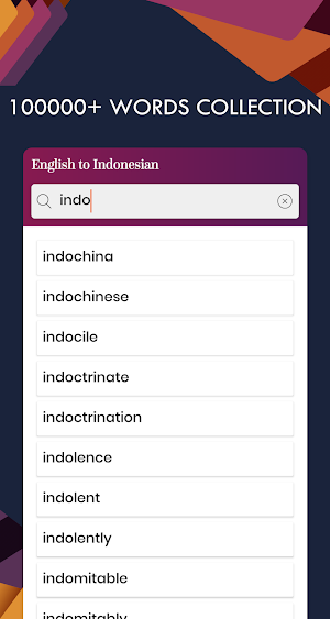 Indonesian English Translator - Free Dictionary Screenshot 2