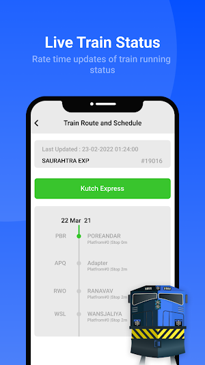 Live Train Location – Status Screenshot 3