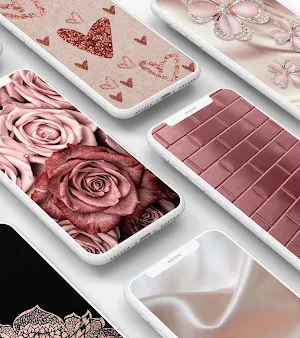 Rose Gold Wallpaper Screenshot 1
