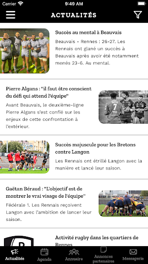Rennes Rugby Business Club Screenshot 3