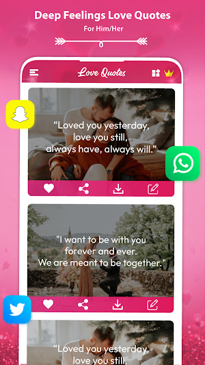Love Quotes and Messages App Screenshot 3