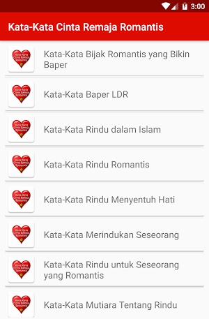 Kata-Kata Cinta Remaja Romantis Screenshot 3