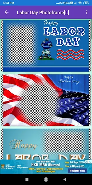 Happy Labor Day:Greeting,Photo Frames,GIF,Quotes Screenshot 2