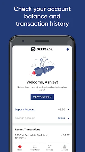 deepblueDebit Screenshot 0