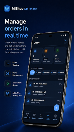 MiShop Merchant Console Screenshot 2