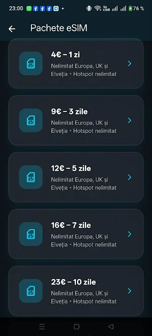 eSIM Europa Screenshot 3