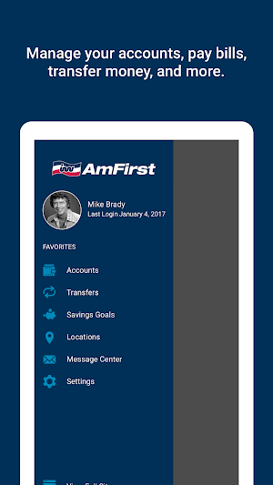 AmFirst Digital Banking Screenshot 2