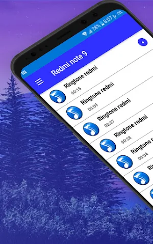 Redmi Note 9 Ringtone App Screenshot 1