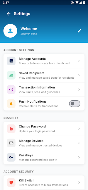 MSB App Screenshot 1