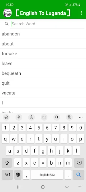 English To Luganda Dictionary Screenshot 3