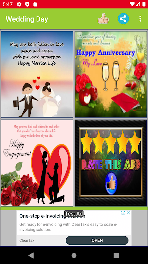 Happy Wedding Anniversary Wishes Screenshot 0