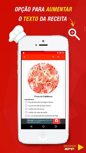 Receitas de Pizza Screenshot 1