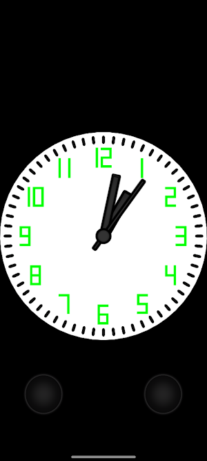 Analog clock vnv Screenshot 0