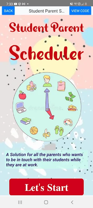 Student Parent Scheduler Screenshot 0