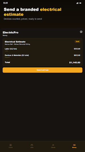 ElectricPro: Estimates Screenshot 2