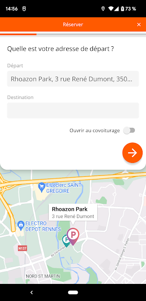 Locatep Autopartage Screenshot 2