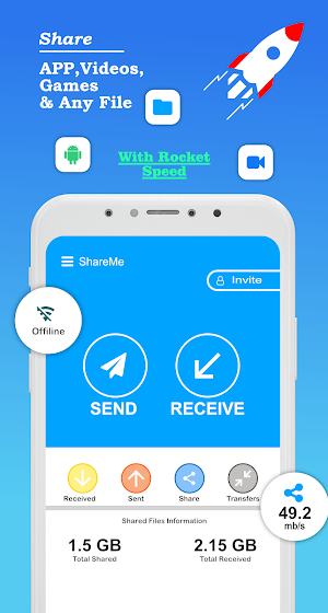 SHAREme - Share File & Transfer App / Share it Screenshot 0