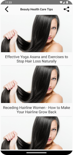 Beauty Health Tips Screenshot 2