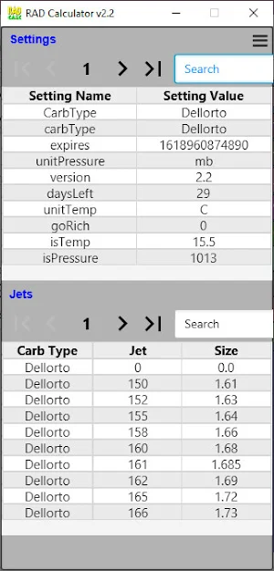 RAD Calc - Relative Air Densit Screenshot 1