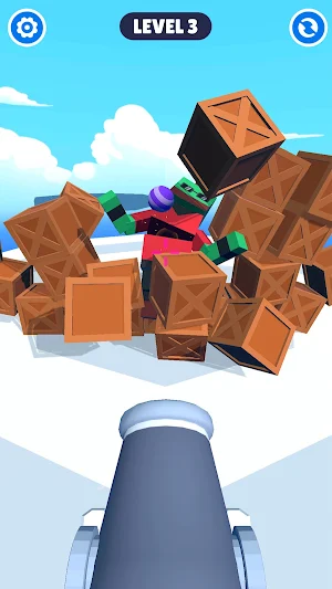 Funny Cannon Zombie 3D Screenshot 0