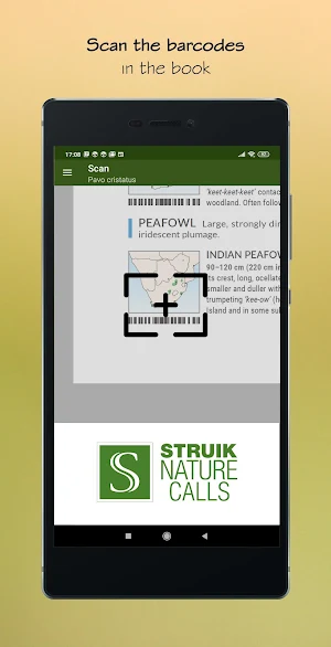 Struik Nature Call App: Scan book, play calls Screenshot 1