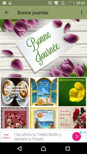 Bonne journée images et phrases Screenshot 0