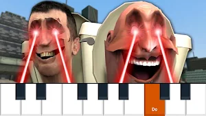 Skibidi toilet piano song Screenshot 3