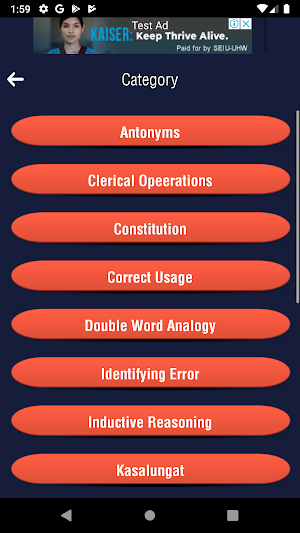 Civil Service Reviewer Free Screenshot 2