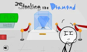 Classic Stickman Steal Diamond Screenshot 0
