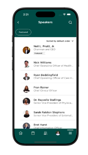 PruittHealth Conference Screenshot 3