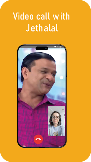 Jethalal Fake Video Call Prank Screenshot 0